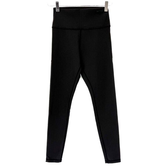 Meshki Pants - Meshki‎ Ribbed Leggings High Waisted Size S Black Activewear Stretch Gym Workout